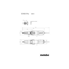 Geradschleifer GE 950 G Plus (600618000) Metabo