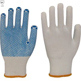 1 Paar Strickhandschuhe mit Noppen NITRAS® 6100...