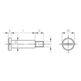 50 Stück Flachkopfschrauben DIN 923 A1 M6 x 10