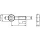 1 Stk. Augenschraube Form B DIN 444 - 4.6 M8x120