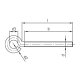 50 Stück Ringschrauben A2 M 8 x 80 mm