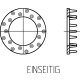 1 Stück Einpreßdübel Geka einseitig 50mm