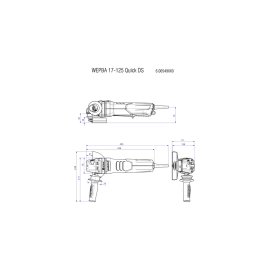 Winkelschleifer WEPBA 19-125 Q DS M-Brush (613114000) Metabo