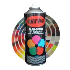 Sparvar Farb-Spray mit Rostschutz 400ml RAL 1023 -...