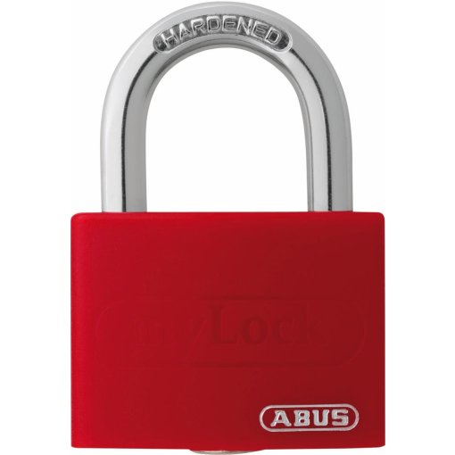 Aluminium-Hangschloss T65AL 40 rot