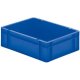 Transport-Stapelkasten 400x300x120 mm blau, geschlossen ohne Griffloch