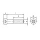 100 Stück Zylinderschrauben ISO 4762 (DIN 912) A4 M6 x 190