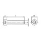 25 Stück Zylinderschrauben ISO 4762 (DIN 912) A4 M20 x 55