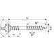 100 Stk. SPAX Fassadenschrauben mit Fixiergewinde Edelstahl A2  4,5 x 70/31