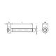 500 Stück Zylinderschrauben ISO 14579 A2 Torx M 2x8 TX6