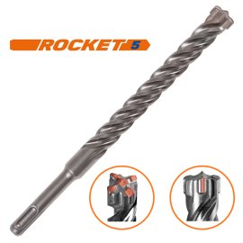 Hammerbohrer ROCKET 5 SDS-plus Aufnahmeschaft 4-Schneider...