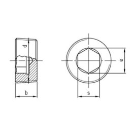 50 x Verschlußschrauben DIN 906 A2 R 1/8" nach DIN 3858