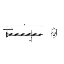 500 Stück Spanplattenschrauben A2 Torx VG 3,0x10