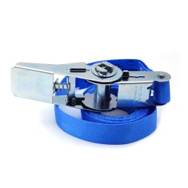 1 tlg. Zurrgurt 25mm mit Ratsche blau 2 m