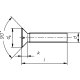 Senkschrauben DIN 963 verz. 4.8 mit Schlitz
