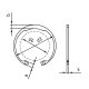 100 Stk. Sicherungsringe für Bohrungen DIN 472 Edelstahl 18x1,0 mm