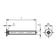 Sicherheitsschrauben Senkkopf Torx+Pin Art. 9123 A2