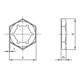 Sicherungsmuttern DIN 7967 A2