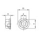 200 Stk. Sperrzahnmuttern DIN 6923 A4-80 mit Flansch M6