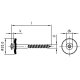 100 Stk. Spenglerschrauben A2 verkupfert D20 Torx 4,5 x 80 mm