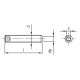 200 Stück Gewindestift ISO 4026 Edelstahl A4 M6 x 25