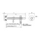 Bohrschrauben E-X T25 BOHR 2 Dichtscheibe Ø 12mm